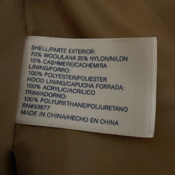 St John’s Bay Wool Cashmere Blend Hooded Jacket - Picture 8 of 8